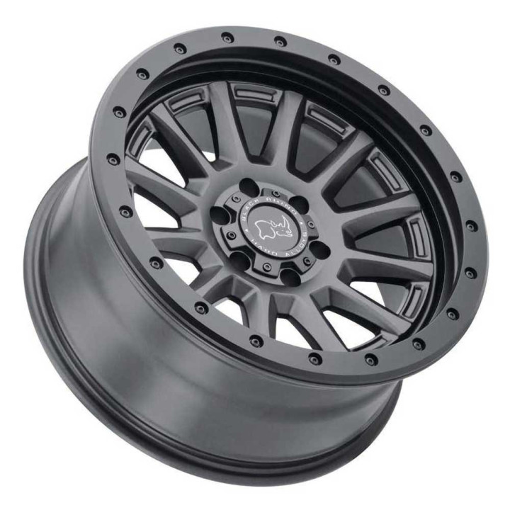 Alloy Wheel, Black Rhino DUGGER, 17x8.5, ET -18, 5x114.3, 76.1, Black - EDK.ro