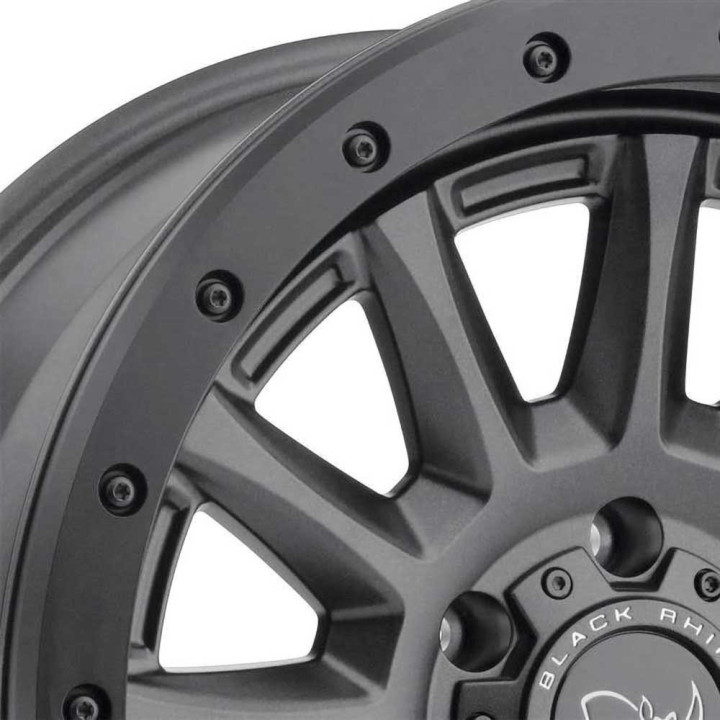 Alloy Wheel, Black Rhino DUGGER, 17x8.5, ET -18, 5x114.3, 76.1, Black - EDK.ro