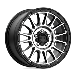 Jantă de Aluminiu, KMC KM542 IMPACT, 17x8.0, ET 35, 5x114.3, 72.56, Negru - EDK.ro