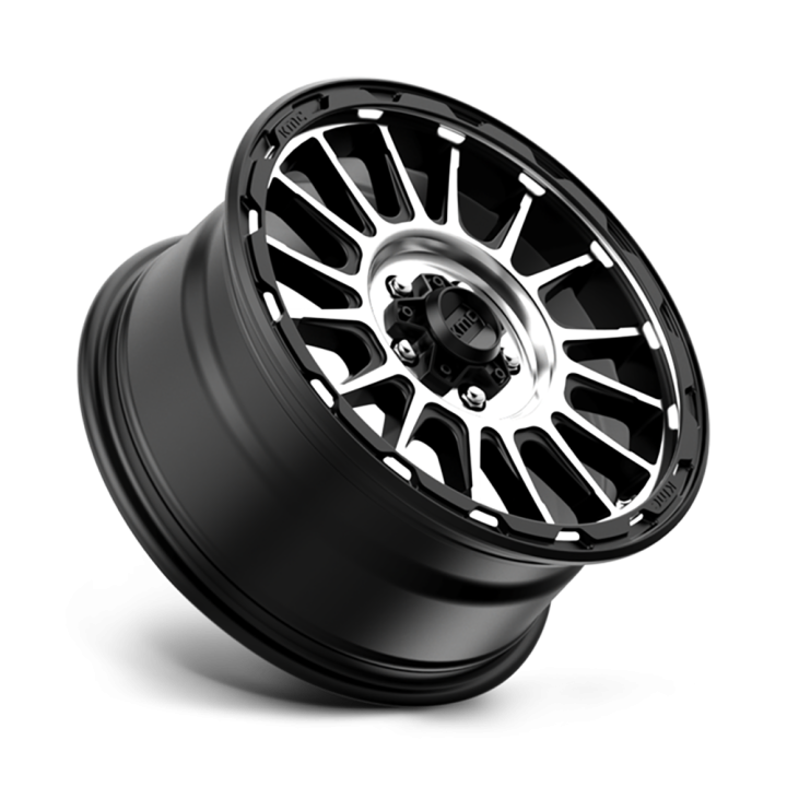 Jantă de Aluminiu, KMC KM542 IMPACT, 17x8.0, ET 35, 5x114.3, 72.56, Negru - EDK.ro