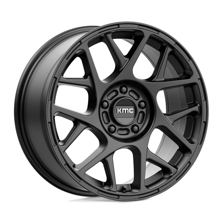 Jantă de Aluminiu, KMC KM708 BULLY, 17x8.0, ET 38, 5x114.3, 72.56, Negru - EDK.ro