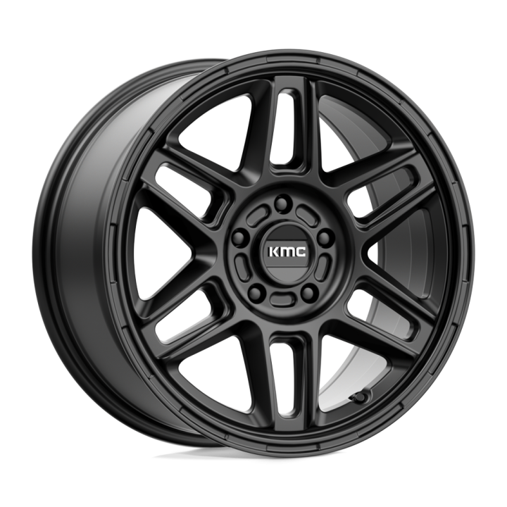 Jantă de Aluminiu, KMC KM716 NOMAD, 17x8.0, ET 38, 5x114.3, 72.56, Negru - EDK.ro