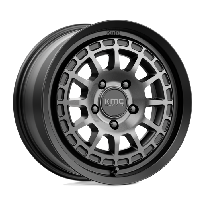 Alloy Wheel, KMC KM719 CANYON, 17x8.0, ET 35, 5x114.3, 72.56, Black - EDK.ro