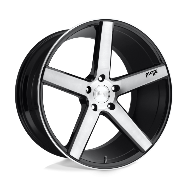 Alloy Wheel, Niche Road Wheels M124 MILAN, 18x8.0, ET 40, 5x114.3, 72.56, Black - EDK.ro