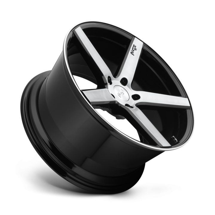 Jantă de Aluminiu, Niche Road Wheels M124 MILAN, 22x9.0, ET 38, 5x114.3, 72.56, Negru - EDK.ro