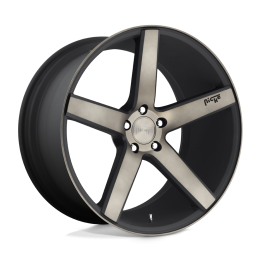Jantă de Aluminiu, Niche Road Wheels M134 MILAN, 19x8.5, ET 35, 5x114.3, 72.56, Negru - EDK.ro