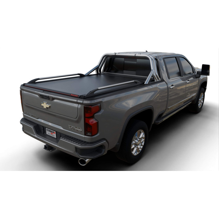 Manual Roll Top Tonneau Bed Cover, Tessera 4x4 SE, Chevrolet Silverado 2500 Bed Length 8.2 Feet 2020 - Present - EDK.ro