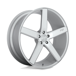 Jantă de Aluminiu, Niche Road Wheels M135 MILAN, 19x8.5, ET 35, 5x114.3, 72.56, Argintiu - EDK.ro