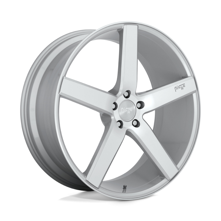 Jantă de Aluminiu, Niche Road Wheels M135 MILAN, 20x8.5, ET 35, 5x114.3, 72.56, Argintiu - EDK.ro