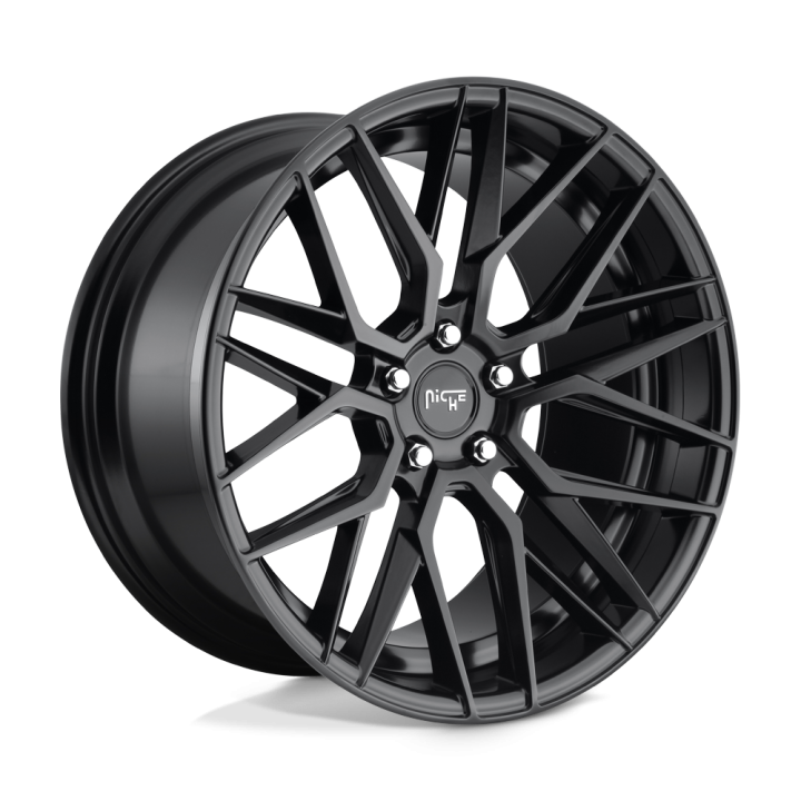 Alloy Wheel, Niche Road Wheels M190 GAMMA, 18x8.0, ET 40, 5x114.3, 72.56, Black - EDK.ro