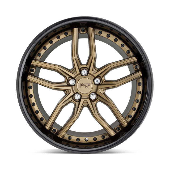 Alloy Wheel, Niche Road Wheels M195 METHOS, 20x9.0, ET 35, 5x114.3, 72.56, Black - EDK.ro