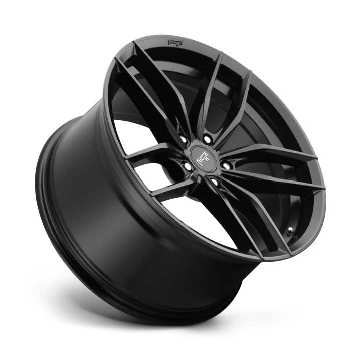 Alloy Wheel, Niche Road Wheels M203 VOSSO, 18x8.0, ET 30, 5x114.3, 72.56, Black - EDK.ro