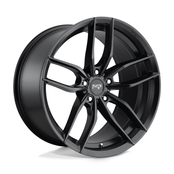 Alloy Wheel, Niche Road Wheels M203 VOSSO, 22x9.0, ET 38, 5x114.3, 72.56, Black - EDK.ro