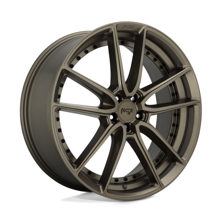 Jantă de Aluminiu, Niche Road Wheels M222 DFS, 22x9.0, ET 38, 5x114.3, 72.56, Bronz - EDK.ro