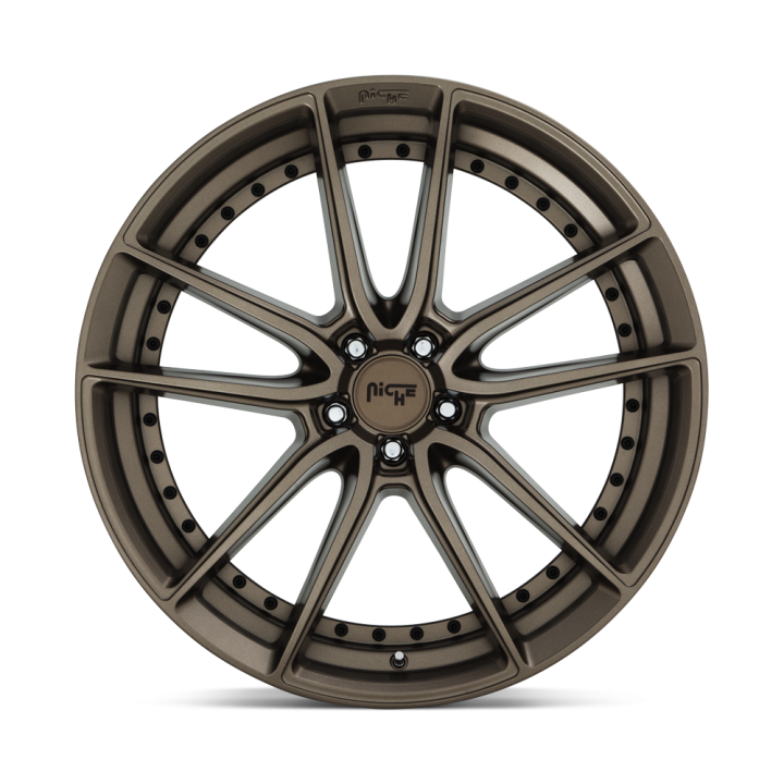 Jantă de Aluminiu, Niche Road Wheels M222 DFS, 22x9.0, ET 38, 5x114.3, 72.56, Bronz - EDK.ro