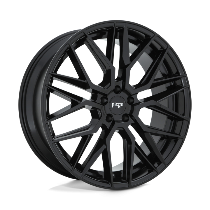 Alloy Wheel, Niche Road Wheels M224 GAMMA, 19x9.5, ET 35, 5x114.3, 72.56, Black - EDK.ro