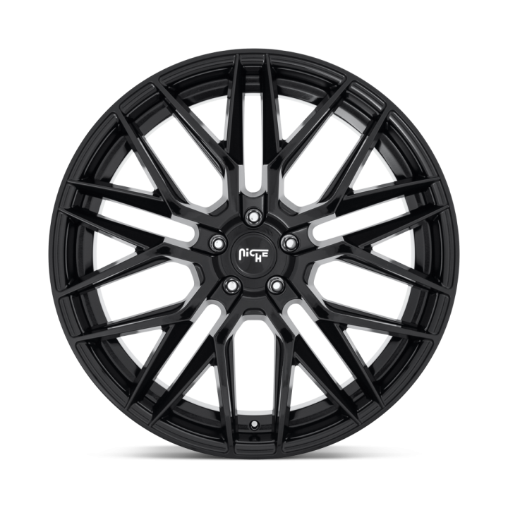 Alloy Wheel, Niche Road Wheels M224 GAMMA, 19x9.5, ET 35, 5x114.3, 72.56, Black - EDK.ro