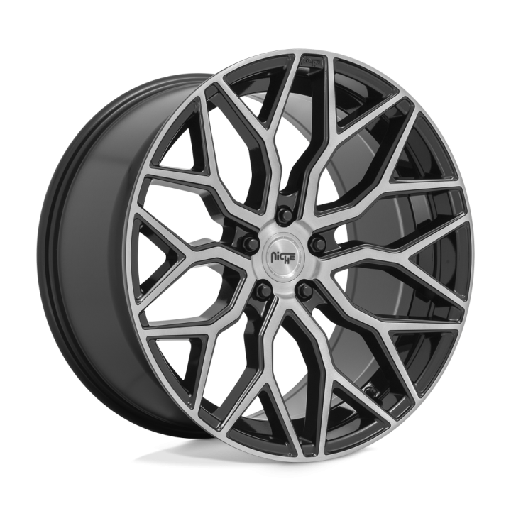 Alloy Wheel, Niche Road Wheels M262 MAZZANTI, 19x8.5, ET 35, 5x114.3, 72.56, Black - EDK.ro