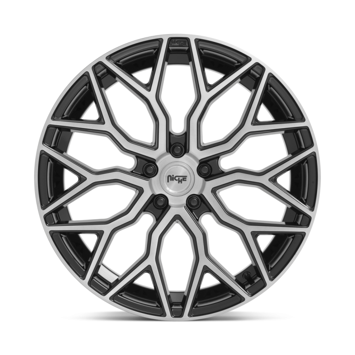 Jantă de Aluminiu, Niche Road Wheels M262 MAZZANTI, 19x8.5, ET 35, 5x114.3, 72.56, Negru - EDK.ro