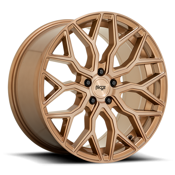 Jantă de Aluminiu, Niche Road Wheels M263 MAZZANTI, 20x9.0, ET 35, 5x114.3, 72.56, Bronz - EDK.ro