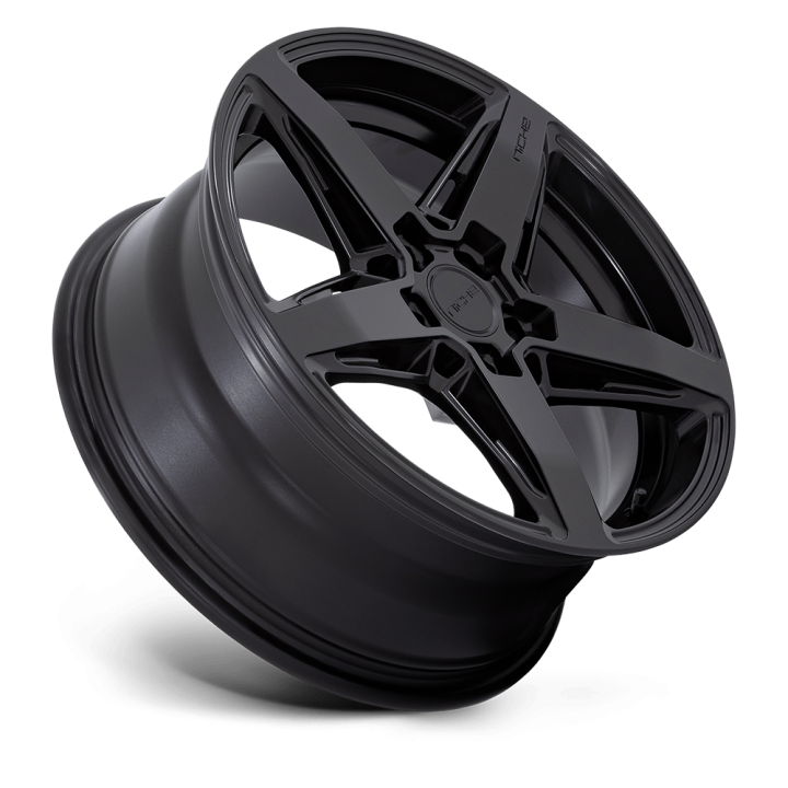 Alloy Wheel, Niche Road Wheels M269 TERAMO, 18x8.0, ET 30, 5x114.3, 72.56, Black - EDK.ro