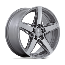 Alloy Wheel, Niche Road Wheels M270 TERAMO, 18x8.0, ET 40, 5x114.3, 72.56, Anthracite - EDK.ro