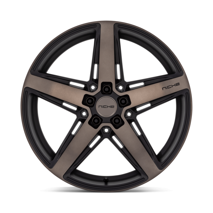 Alloy Wheel, Niche Road Wheels M271 TERAMO, 20x9.0, ET 25, 5x114.3, 72.56, Black - EDK.ro