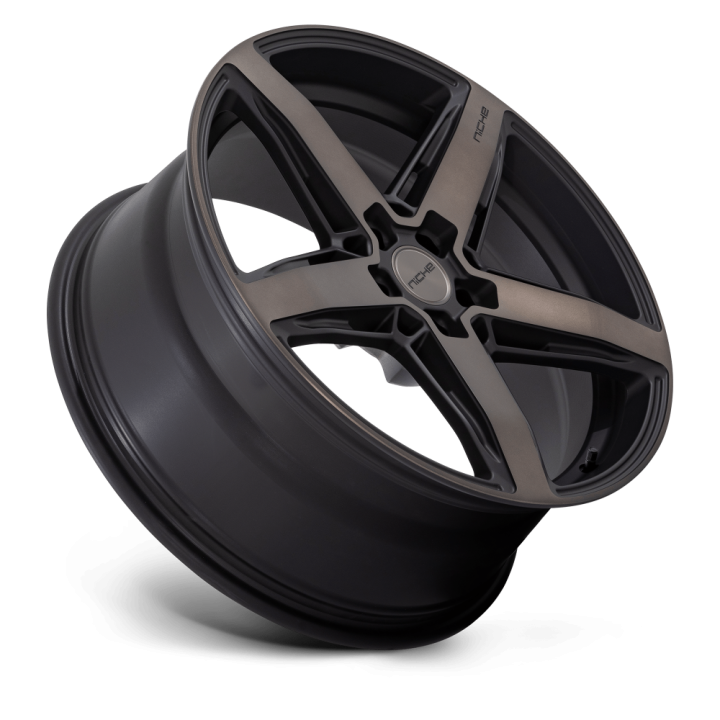 Alloy Wheel, Niche Road Wheels M271 TERAMO, 20x9.0, ET 25, 5x114.3, 72.56, Black - EDK.ro