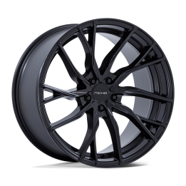 Alloy Wheel, Niche Road Wheels M272 NOVARA, 20x9.0, ET 25, 5x114.3, 72.56, Black - EDK.ro