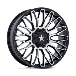 Jantă de Aluminiu, MSA OffRoad Wheels M50 CLUBBER, 20x7.0, ET 0, 5x114.3, 72.56, Negru - EDK.ro