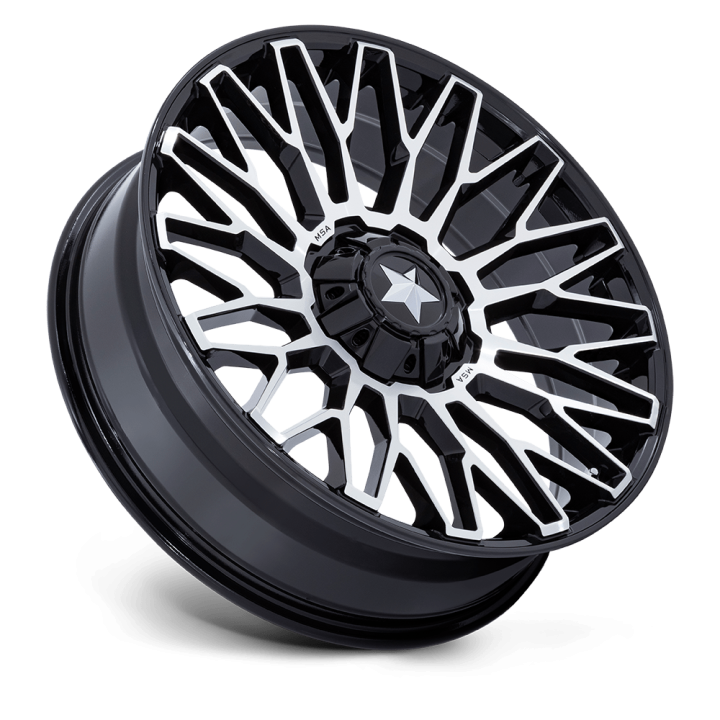 Jantă de Aluminiu, MSA OffRoad Wheels M50 CLUBBER, 20x7.0, ET 0, 5x114.3, 72.56, Negru - EDK.ro
