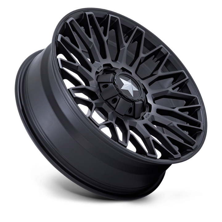 Jantă de Aluminiu, MSA OffRoad Wheels M50 CLUBBER, 20x7.0, ET 0, 5x114.3, 72.56, Negru - EDK.ro