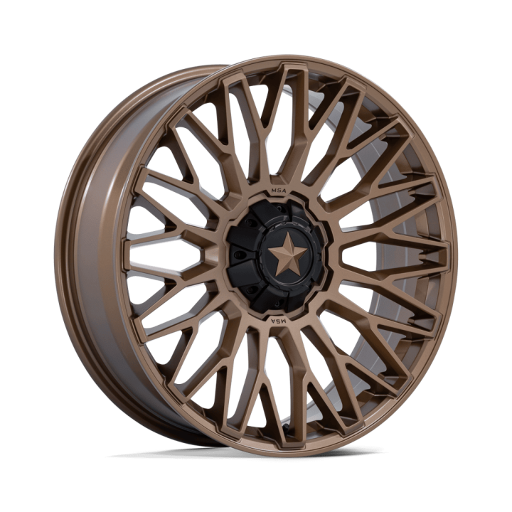 Alloy Wheel, MSA OffRoad Wheels M50 CLUBBER, 20x7.0, ET 0, 5x114.3, 72.56, Bronze - EDK.ro