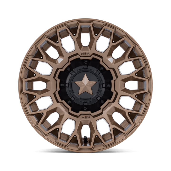 Alloy Wheel, MSA OffRoad Wheels M50 CLUBBER, 20x7.0, ET 0, 5x114.3, 72.56, Bronze - EDK.ro