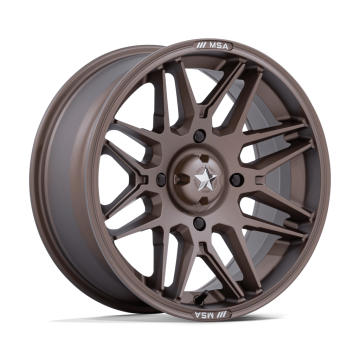 Jantă de Aluminiu, MSA OffRoad Wheels M52 RADAR, 16x7.0, ET 10, 5x114.3, 72.56, Bronz - EDK.ro