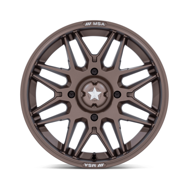 Jantă de Aluminiu, MSA OffRoad Wheels M52 RADAR, 16x7.0, ET 10, 5x114.3, 72.56, Bronz - EDK.ro