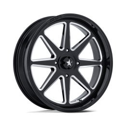 Alloy Wheel, MSA OffRoad Wheels M54 SPARK, 20x7.0, ET 0, 5x114.3, 72.56, Black - EDK.ro