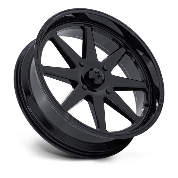 Alloy Wheel, MSA OffRoad Wheels M54 SPARK, 20x7.0, ET 0, 5x114.3, 72.56, Black - EDK.ro