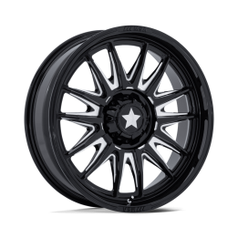 Alloy Wheel, MSA OffRoad Wheels M55 COMMANDER, 20x7.0, ET 0, 5x114.3, 72.56, Black - EDK.ro