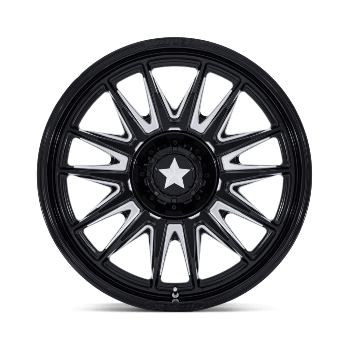 Alloy Wheel, MSA OffRoad Wheels M55 COMMANDER, 20x7.0, ET 0, 5x114.3, 72.56, Black - EDK.ro
