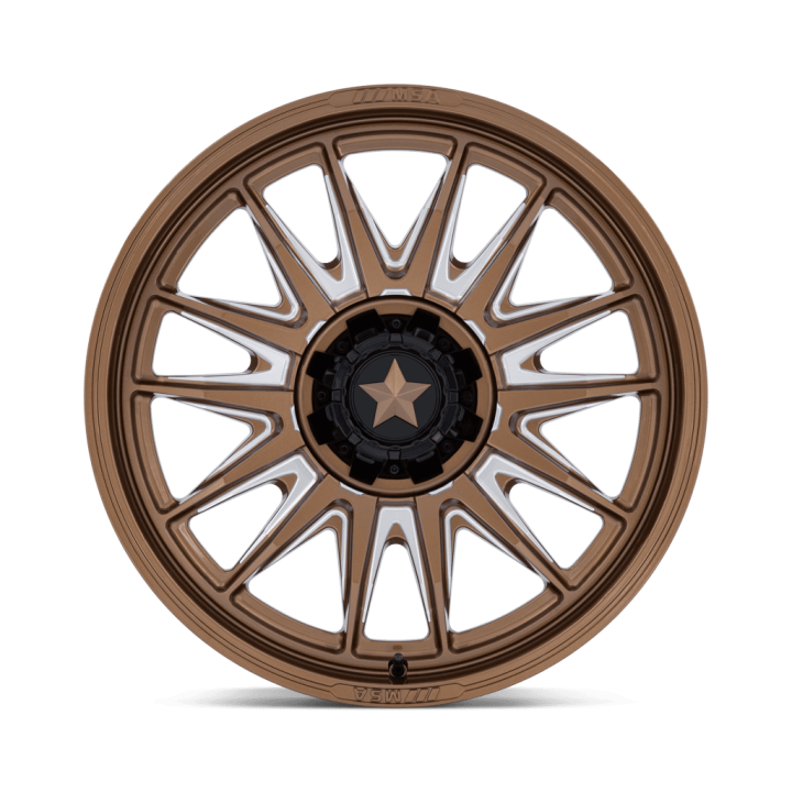 Alloy Wheel, MSA OffRoad Wheels M55 COMMANDER, 20x7.0, ET 0, 5x114.3, 72.56, Bronze - EDK.ro