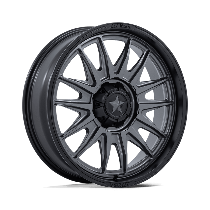 Jantă de Aluminiu, MSA OffRoad Wheels M55 COMMANDER, 20x7.0, ET 0, 5x114.3, 72.56, Negru - EDK.ro