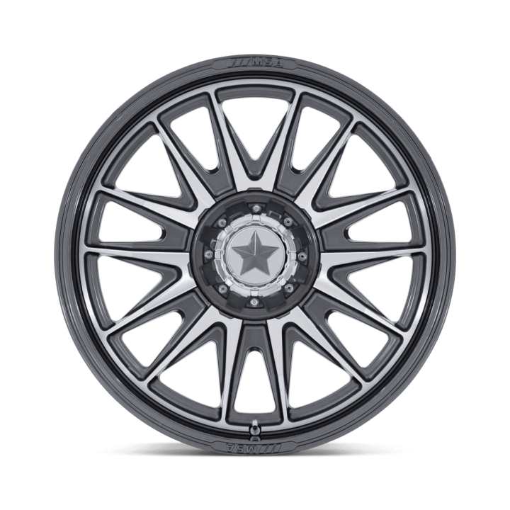 Alloy Wheel, MSA OffRoad Wheels M55 COMMANDER, 18x7.0, ET 10, 5x114.3, 72.56 - EDK.ro
