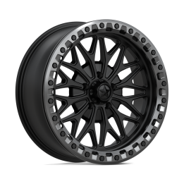 Alloy Wheel, MSA OffRoad Wheels MA53 BOLO Beadlock, 18x7.0, ET 10, 5x114.3, 72.56, Black - EDK.ro
