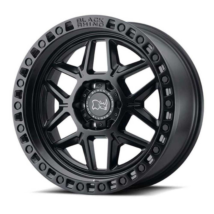 Alloy Wheel, Black Rhino KELSO, 17x9.0, ET -18, 5x114.3, 76.1, Black - EDK.ro
