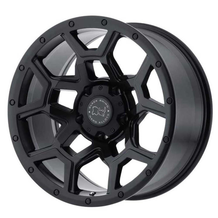Alloy Wheel, Black Rhino OVERLAND, 17x8.0, ET 35, 5x114.3, 76.1, Black - EDK.ro
