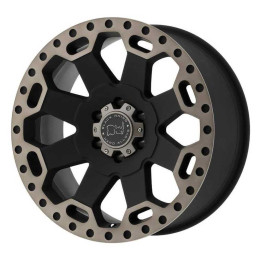 Alloy Wheel, Black Rhino WARLORD, 17x8.0, ET 35, 5x114.3, 76.1, Black - EDK.ro