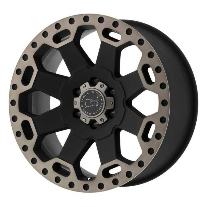Alloy Wheel, Black Rhino WARLORD, 17x8.0, ET 35, 5x114.3, 76.1, Black - EDK.ro