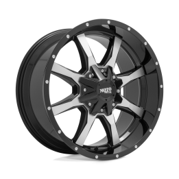 Alloy Wheel, MOTO Metal MO970, 18x9.0, ET 18, 5x114.3, 74.1, Black - EDK.ro