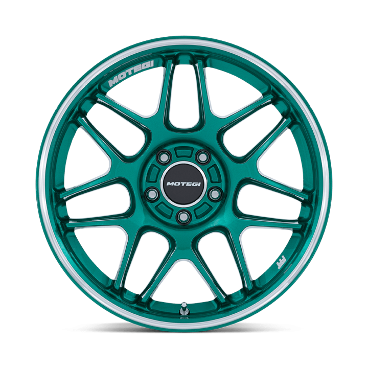 Alloy Wheel, Motegi Racing MR158 TSUBAKI, 18x8.5, ET 35, 5x114.3, 72.56, Green - EDK.ro